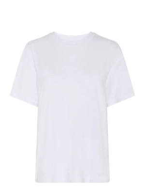 Girlfriend Collective Reset Relaxed Workout Tee   S White S