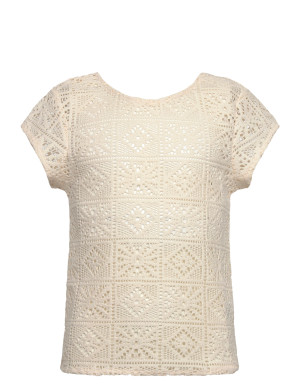 Grunt Silia Top - Cream - M/12Y Cream M/12Y