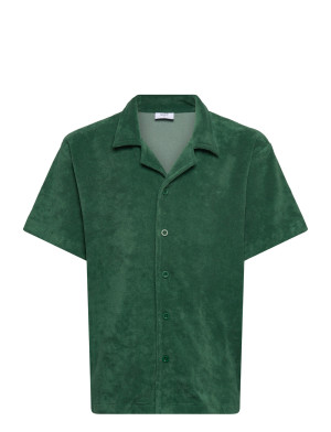 Grunt Graugust Terry Ss Shirt - Green - 170-176 Green 170-176