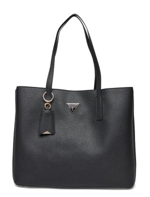 GUESS Meridian Ii Girlfriend Tote   ONE SIZE Black ONE SIZE