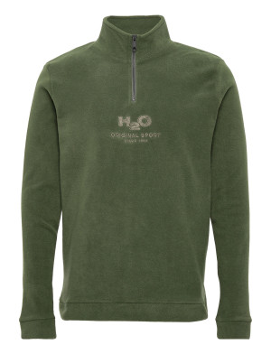 H2O Blåvand Ii Fleece Half Zip - Green - XS