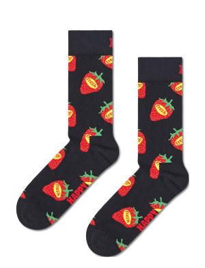 Happy Socks Strawberry Fresh Sock   36-40 Black 36-40