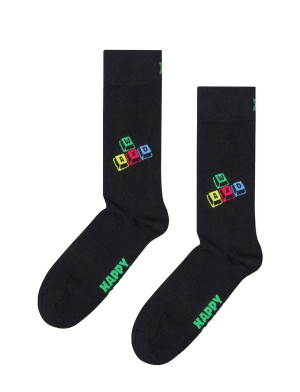 Happy Socks Wasd Controls Sock   36-40 Black 36-40