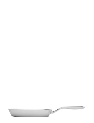 Heirol Stegepande 28 Cm Steely Classic Triply - Silver - 28 cm