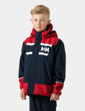 Helly Hansen Jr Salt Port 2.0 Jac - Navy - 158