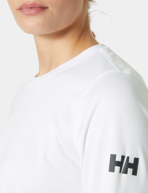 Helly Hansen W Hh Tech Crew Ls 2.0 - White - XS