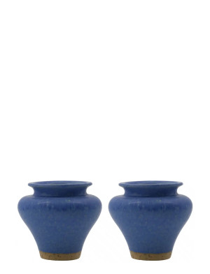house doctor Vase, Hdkolo, Blue - Blue - 8.5X 9.5CM