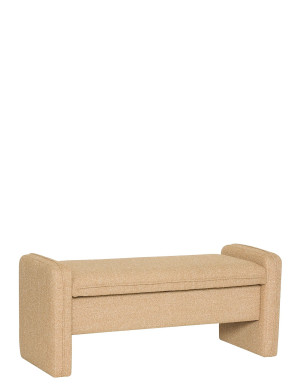 Hübsch Well Bench Sand - Beige - 100X38X42CM