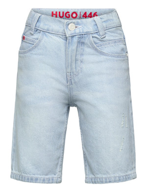 Hugo Kids Denim Shorts - Blue - 176