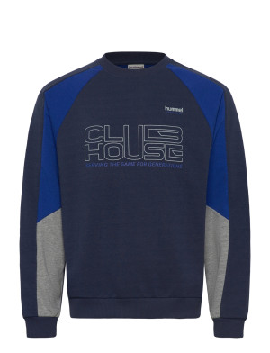 Hummel Hmloversized Iconic Crew Ch - Navy - XXL Navy XXL
