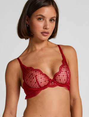 Hunkemöller Cordelie Up - Red - 70 D