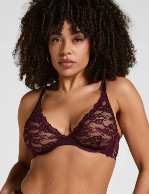 Hunkemöller Aveline Up - Burgundy - 90 B