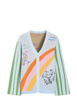 Hunkøn Bubbles Cardigan   S Blue S