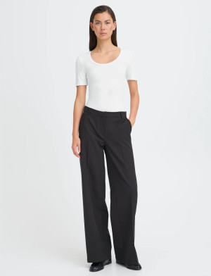 ICHI Ihzola Plain Ss - White - L