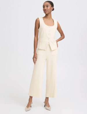 ICHI Ihkate Lumina Pa2 - Cream - XL