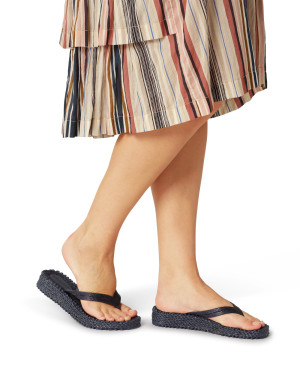Ilse Jacobsen Flip Flops On Platform Sole - Blue - 39
