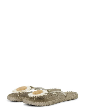 Ilse Jacobsen Flip Flops With Flower   36 Beige 36