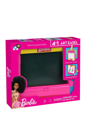 Import for Kids Barbie Easel And Drawing Board - 4 In 1 Art Easel   43X4X39 Patterned 43X4X39