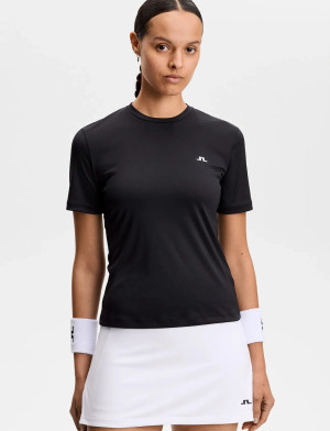 J. Lindeberg Ada T-Shirt - Black - L