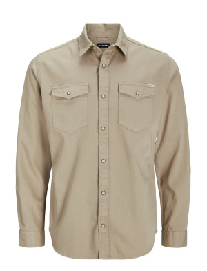 Jack & Jones Jjesheridan Shirt L/S Noos   L Beige L