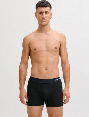 Jack & Jones Jacbasic Bamboo Trunks 3 Pack Noos - Black - L