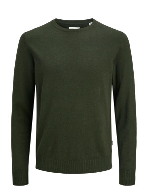 Jack & Jones Jjeemil Knit Crew Neck Noos   L Khaki L