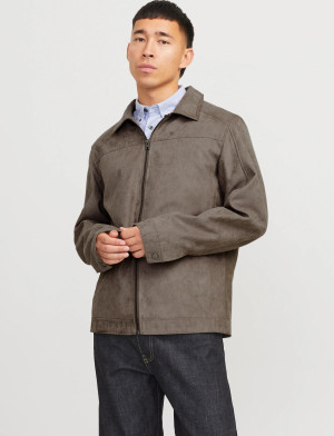 Jack & Jones Jjedylan Shacket Noos - Brown - S Brown S