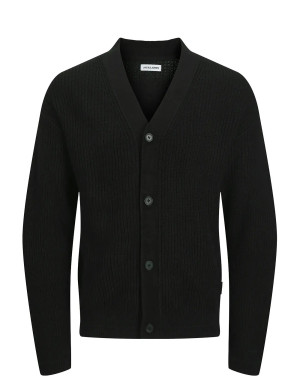 Jack & Jones Jjconnor Knit V-Neck Cardigan   XL Black XL