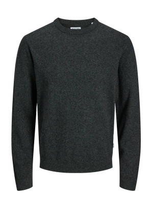 Jack & Jones Jjeperfect Wool Knit Crew Neck Sn   XL Grey XL
