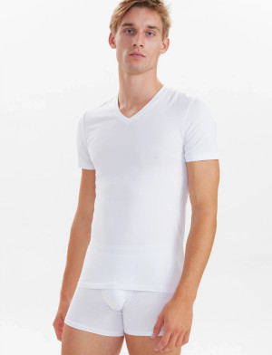 Jbs 2-Pack V-Neck Bamboo - White - XXXL White XXXL