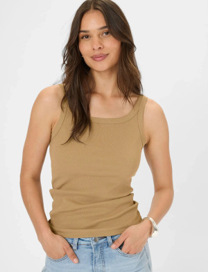 Kaffe Kacarna Tank Top - Beige - XS