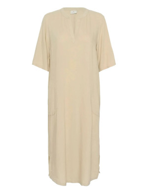 Kaffe Kamilia Kaftan Dress   44 Beige 44