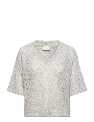 Kaffe Kalourine V-Neck Pullover   XS Grey XS