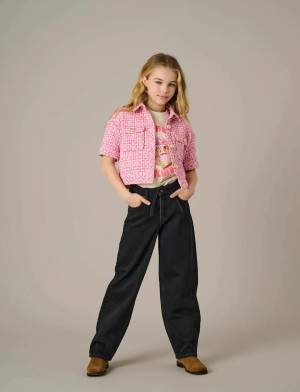 Kids Only Koggianna Mw Straight Dnm Pim216 - Black - 152