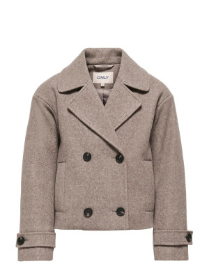 Kids Only Kogadina Life Ls A-Shape Peacoat Jkt Otw - Grey - 140