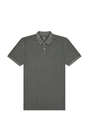 Lee Jeans Garment Dye Polo   M x 00 Grey M x 00
