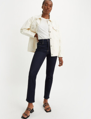 Levi's® 724 High Rise Slim Straight - Blue - 31 x 34 Blue 31 x 34