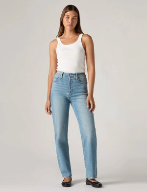 Levi's® Ribcage Straight Ankle Center - Blue - 27 x 27