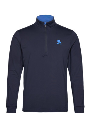 Lexton Links Glenroy 1/2-Zip Midlayer   L Navy L