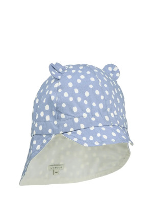 Liewood Gorm Reversible Sun Hat With Ears   9/12M Blue 9/12M