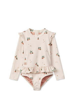Liewood Sille Printed Swimsuit   110 Beige 110