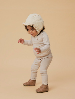 Lil'Atelier Nbfgago Ls Slim Body Lil Noos - Beige - 62 Beige 62