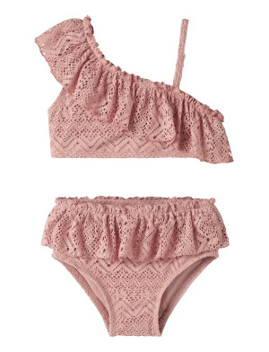 Lil'Atelier Nmffeline Swim Set Lil - Pink - 98