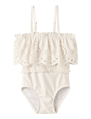 Lil'Atelier Nmffergie Swimsuit Lil   110 Cream 110