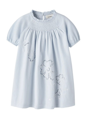 Lil'Atelier Nmffaustine Ss Loose Dress Lil - Blue - 122