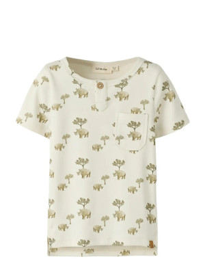 Lil'Atelier Nmmlayo Ss Slim Top Lil   104 Cream 104