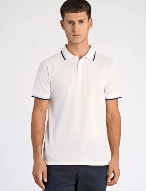 Lindbergh Polo Shirt W?. Contrast Piping - White - M White M