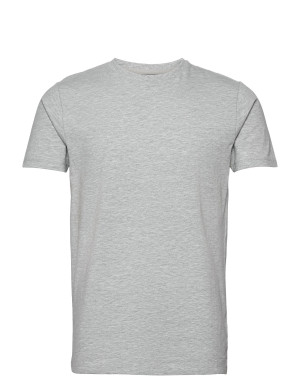 Lindbergh Mens Stretch Crew Neck Tee S/S   S Grey S