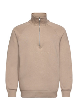 Lindbergh Half Zip Raglan Sweatshirt   XL Beige XL