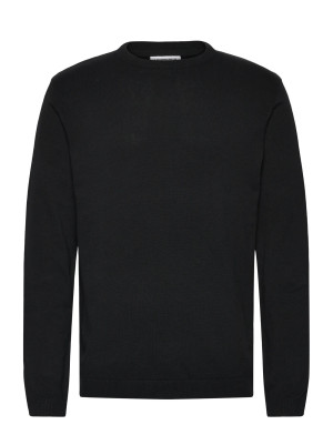 Lindbergh O Neck Recycled Yarn Knit   XL Black XL